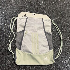 Adidas Alliance Sackpack One Size Two Tone White-clear Onix/Linen NWT
